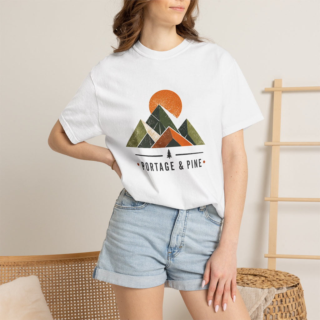 Abstract Peaks Tee