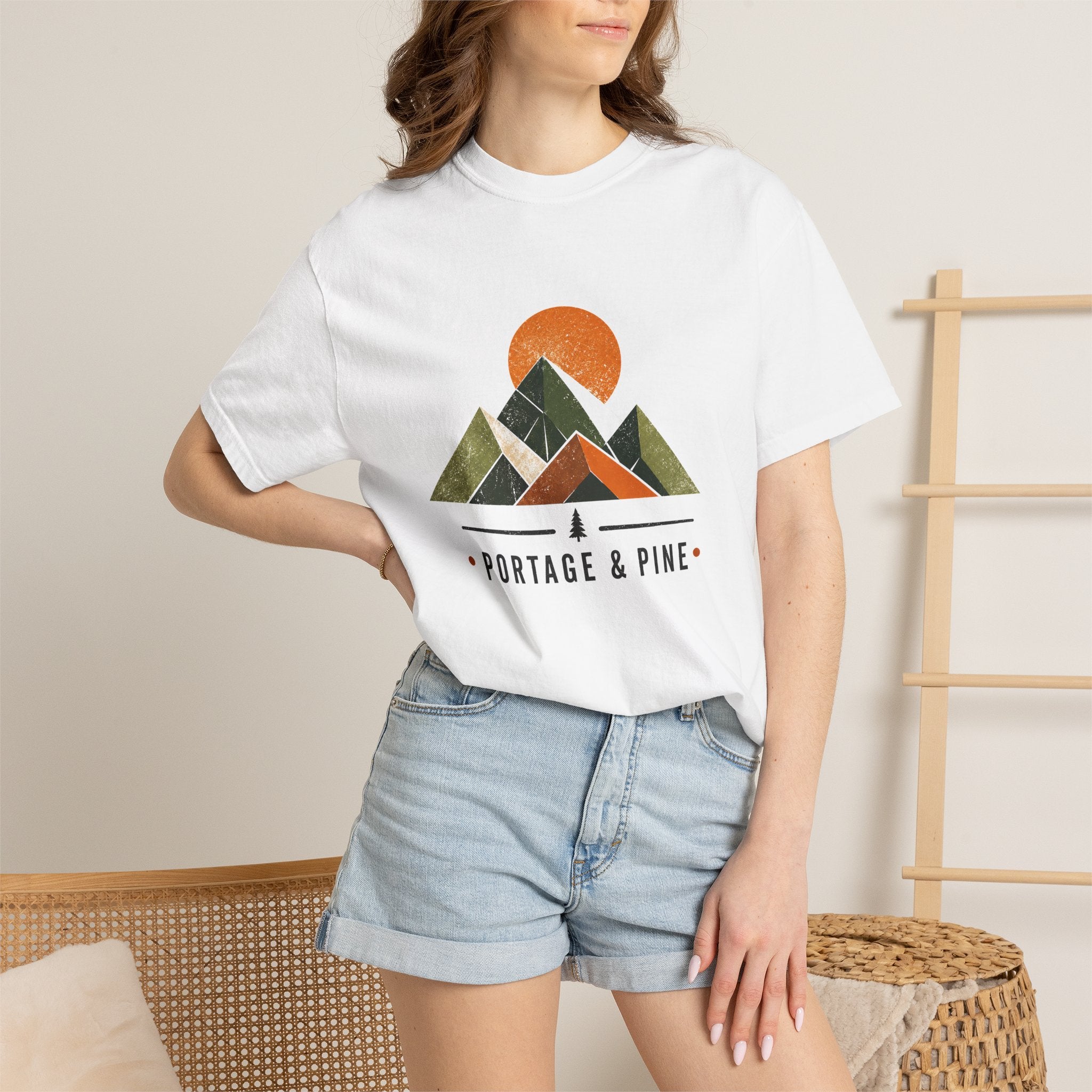 Abstract Peaks Tee