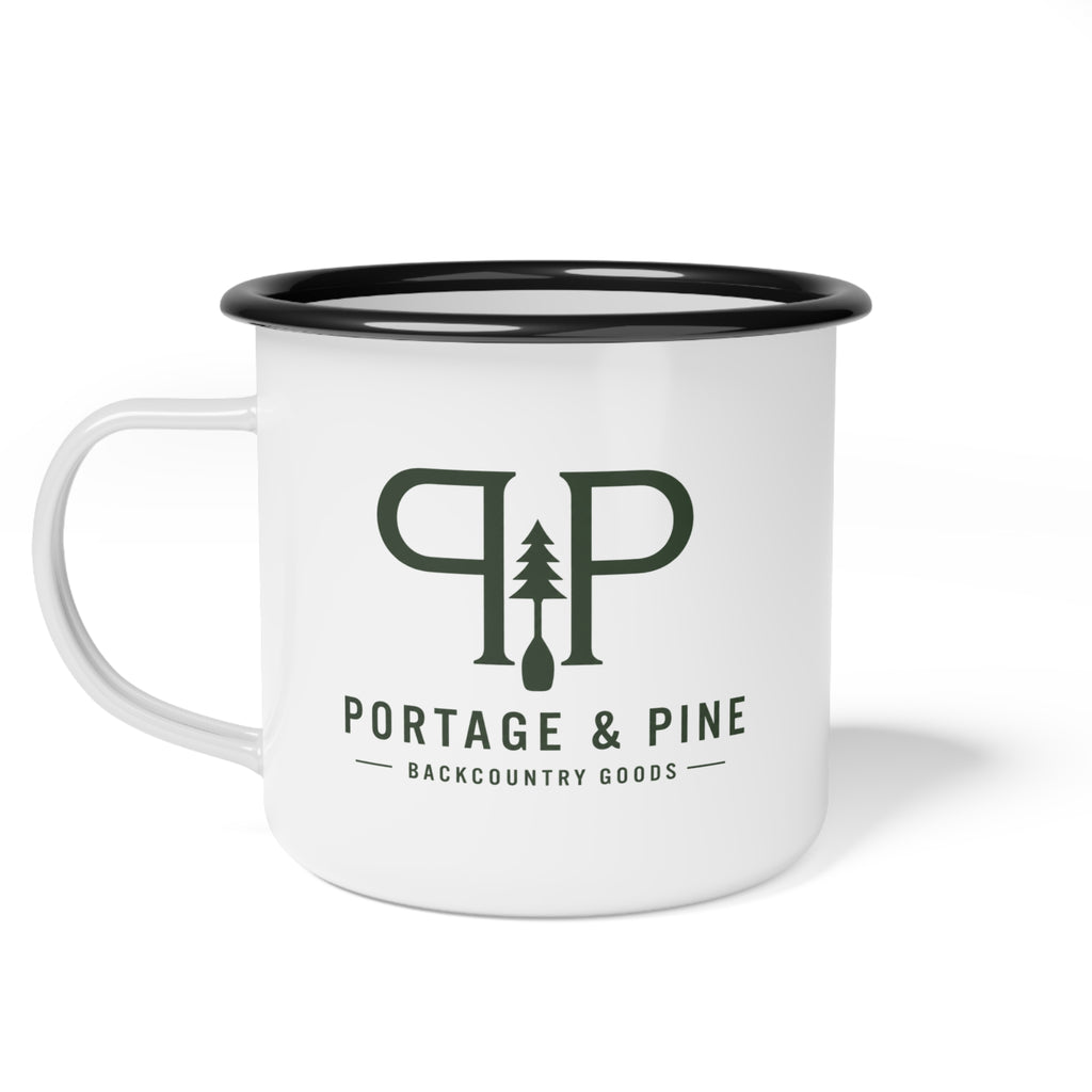 Portage & Pine Monogram Enamel Mug