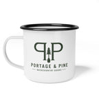 Portage & Pine Monogram Enamel Mug