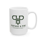 Portage & Pine Monogram Ceramic Mug
