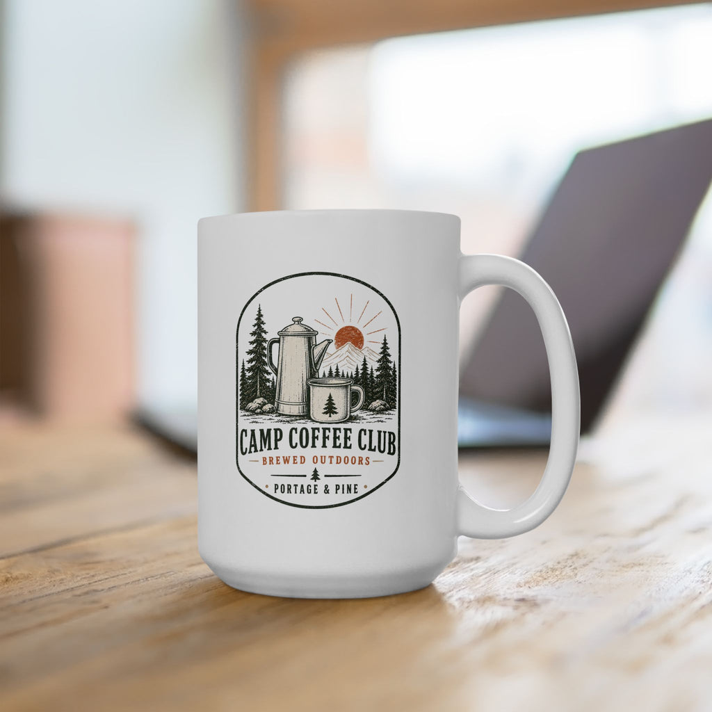 Camp Coffee Club Ceramic Mug