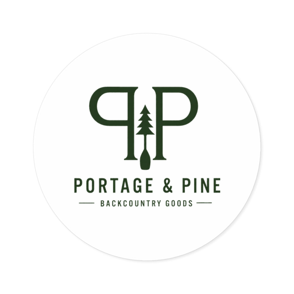 Portage & Pine Round Sticker
