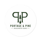Portage & Pine Round Sticker