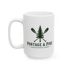 Portage & Pine Paddle Logo Ceramic Mug