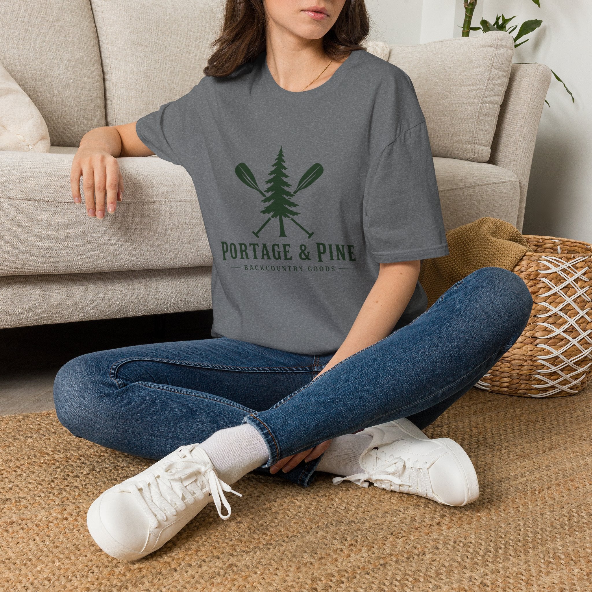 Portage & Pine Paddle Logo Tee