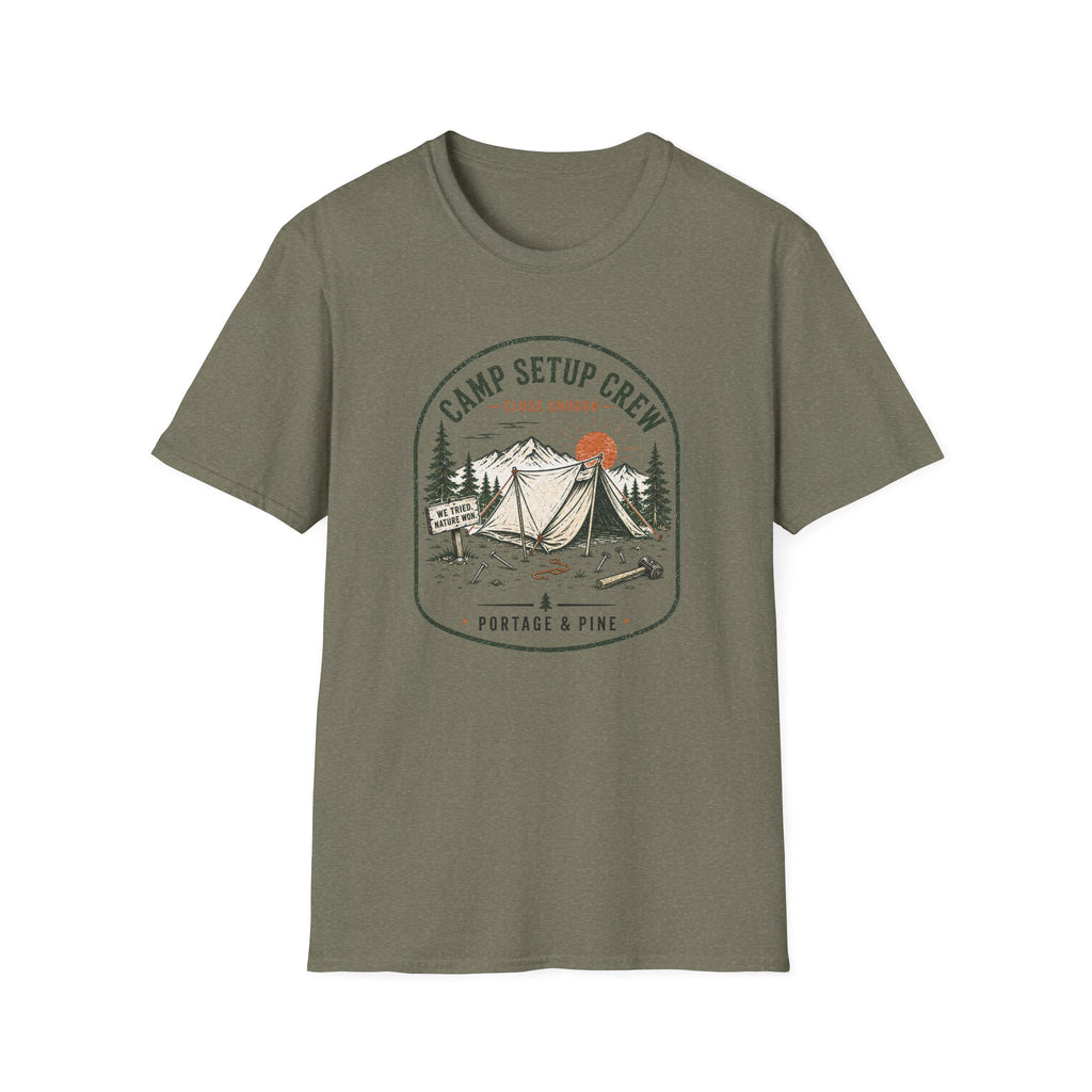 Close Enough Camp Setup Tee
