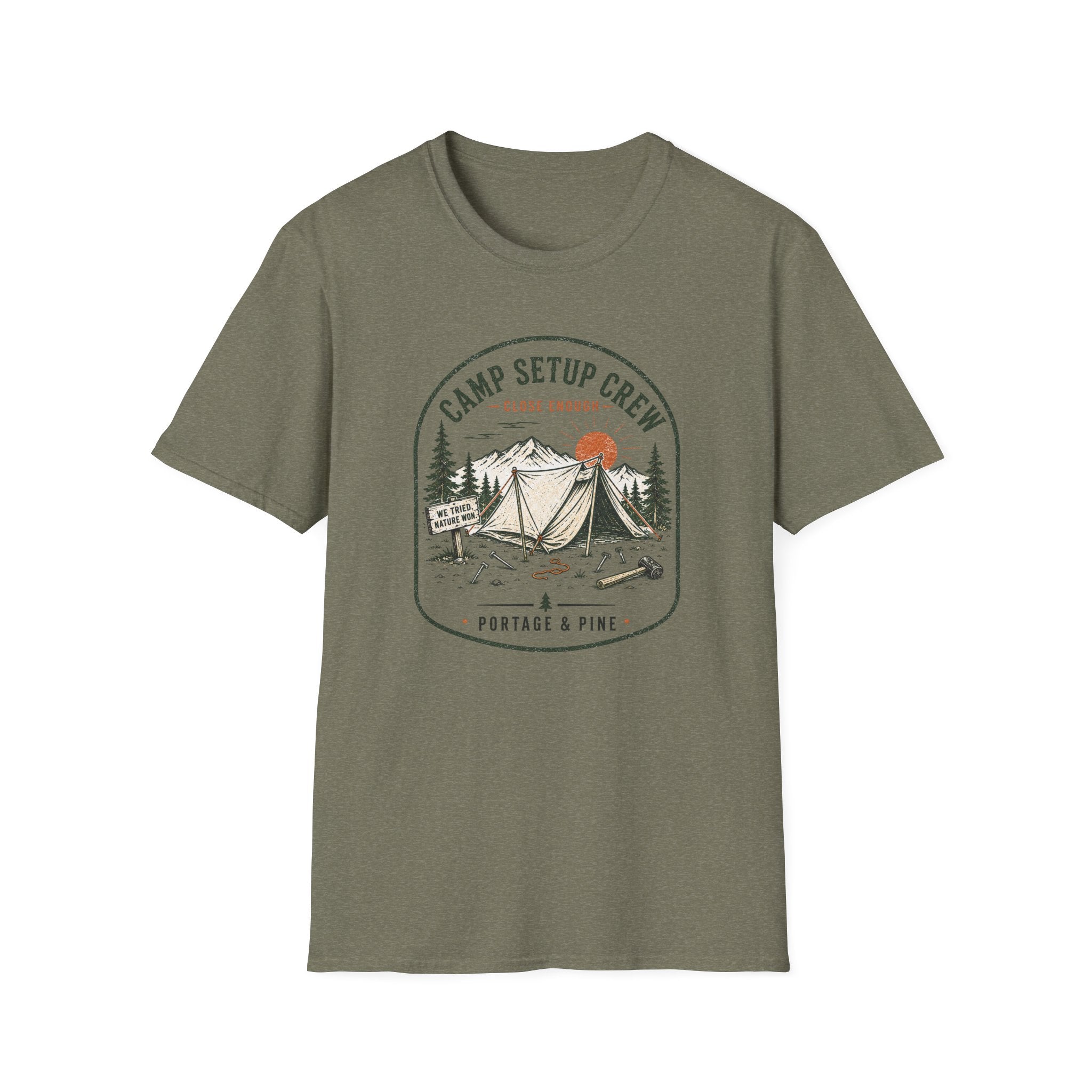 Close Enough Camp Setup Tee
