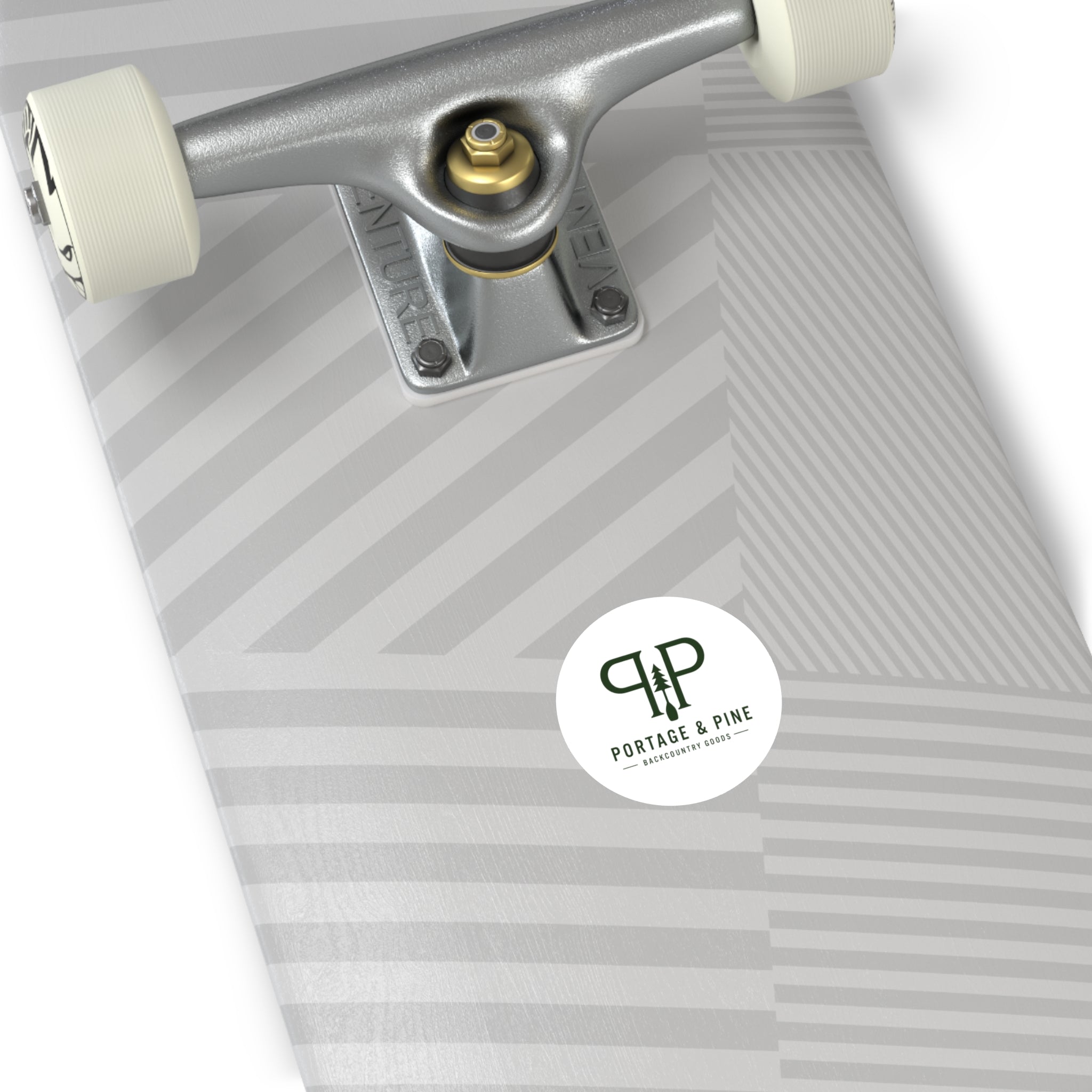 Portage & Pine Round Sticker