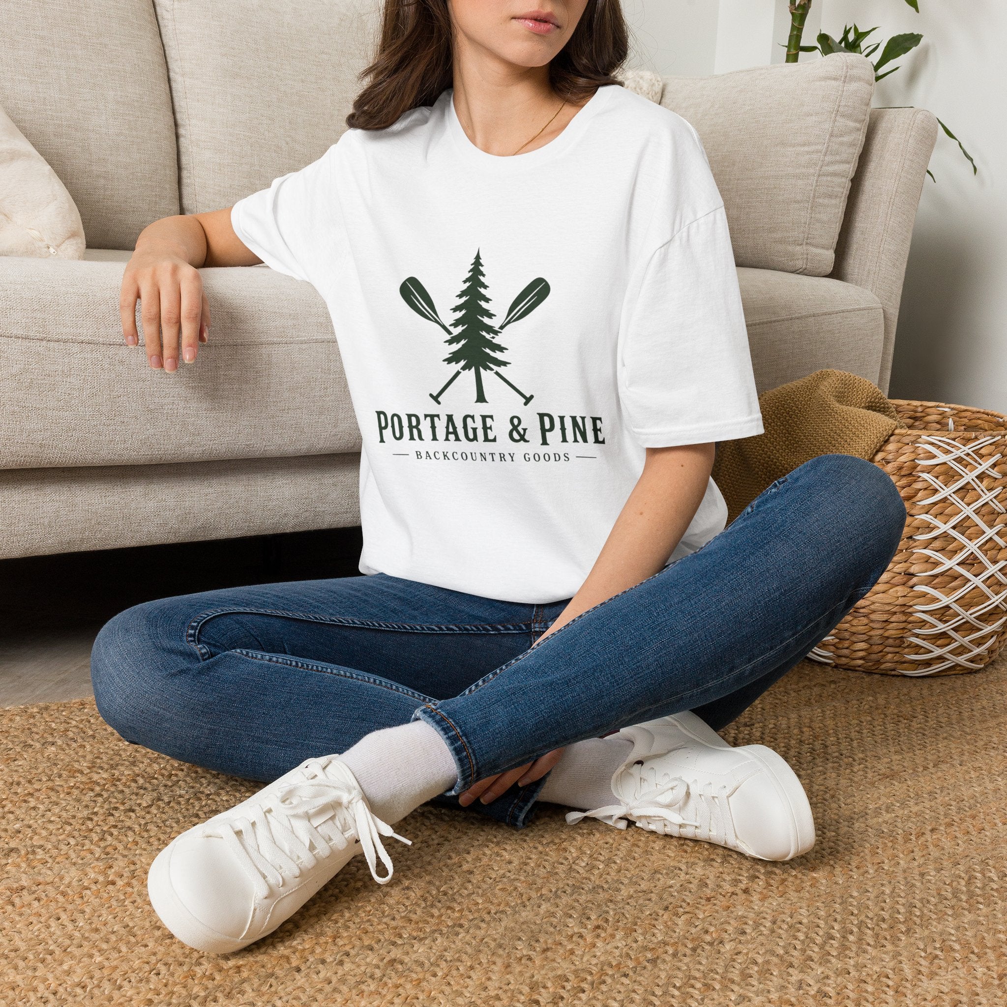 Portage & Pine Paddle Logo Tee