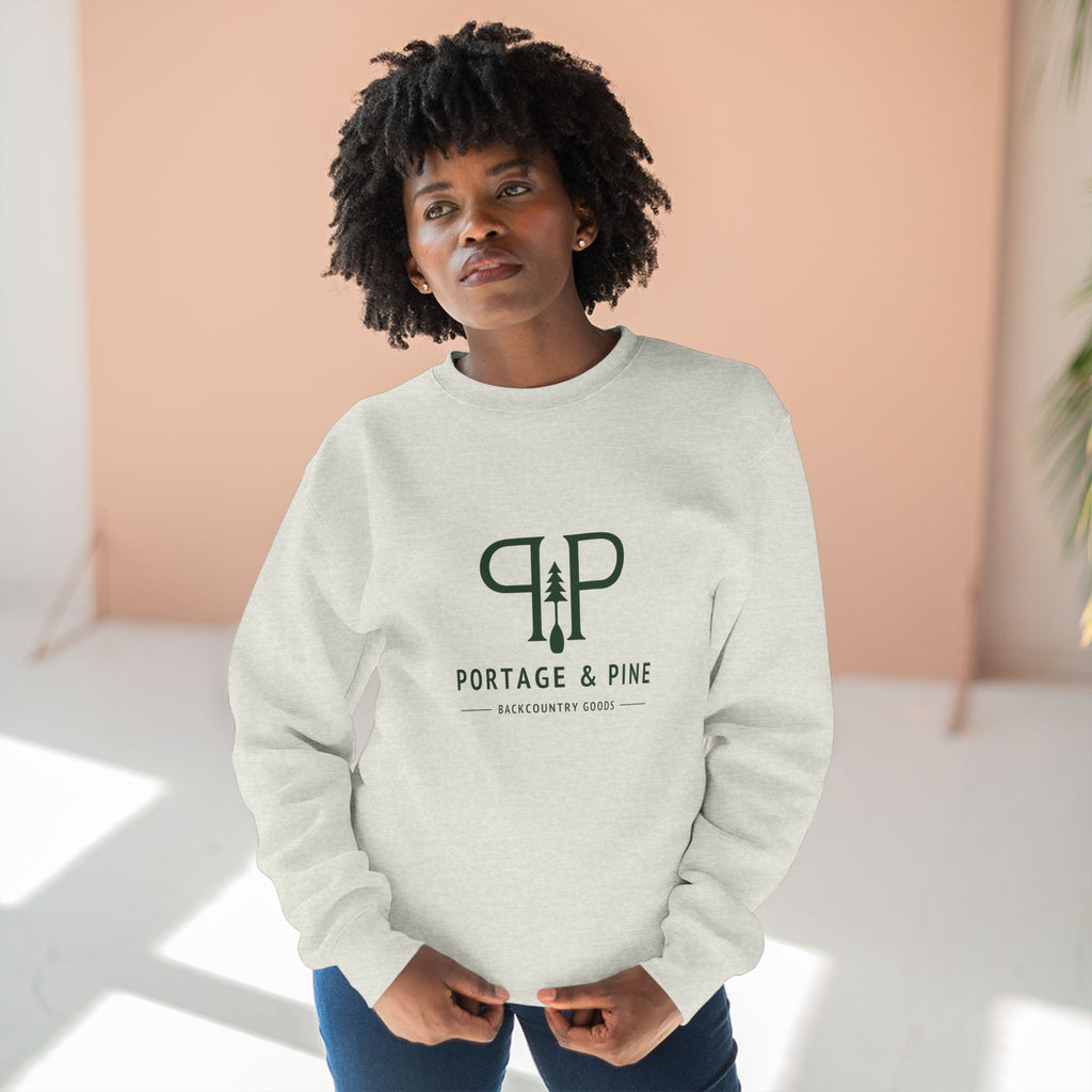 Portage & Pine Logo Crewneck Sweatshirt