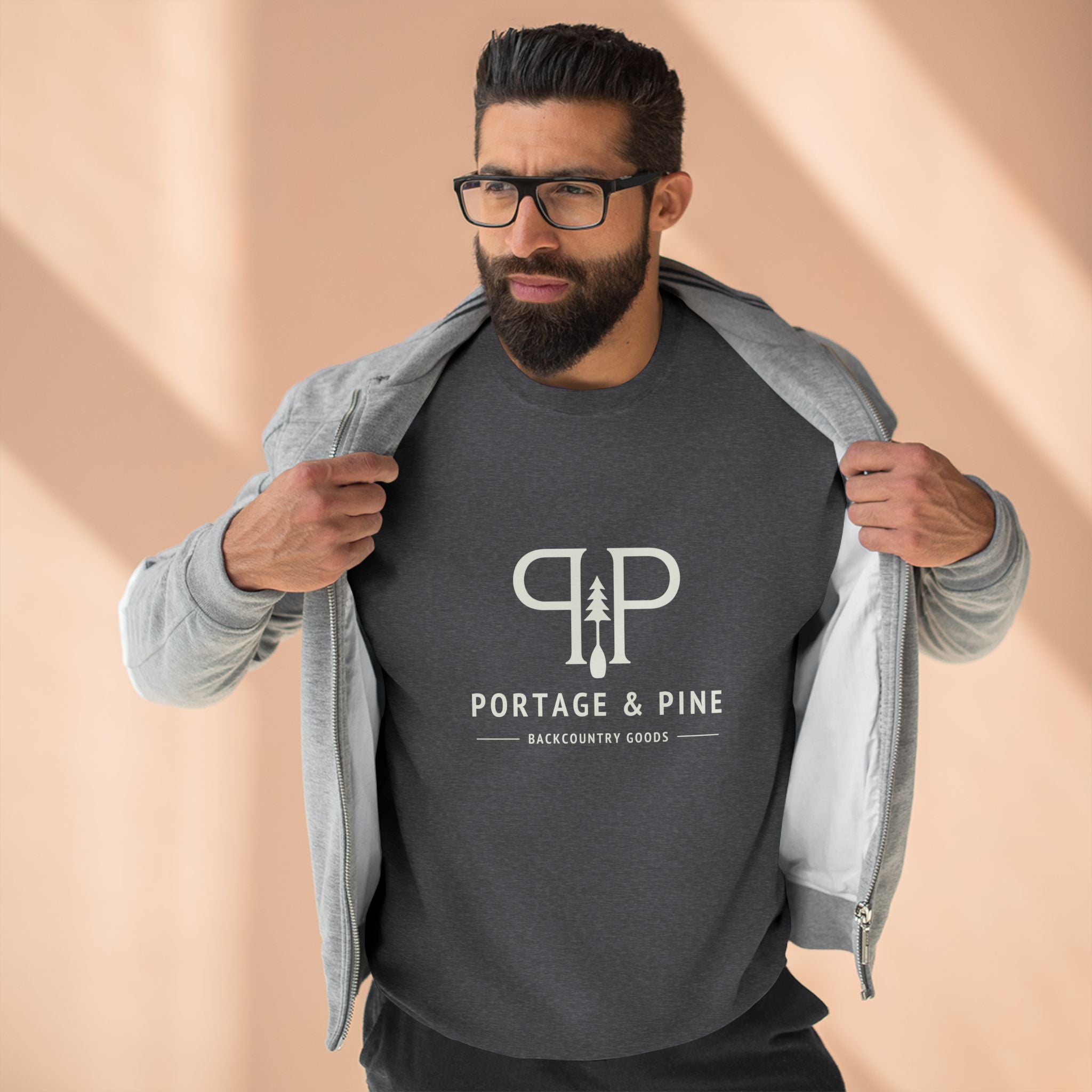 Portage & Pine Logo Crewneck Sweatshirt