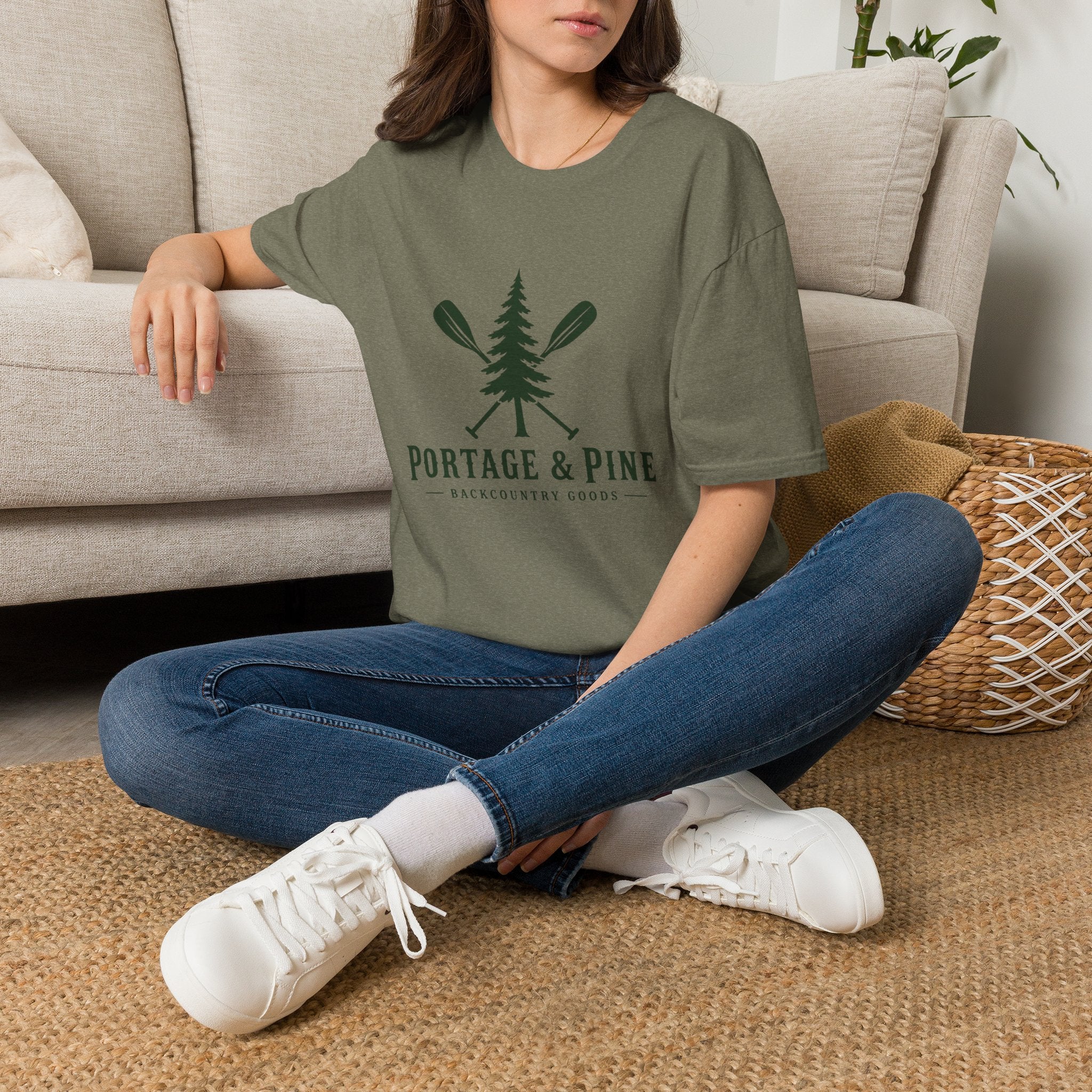 Portage & Pine Paddle Logo Tee