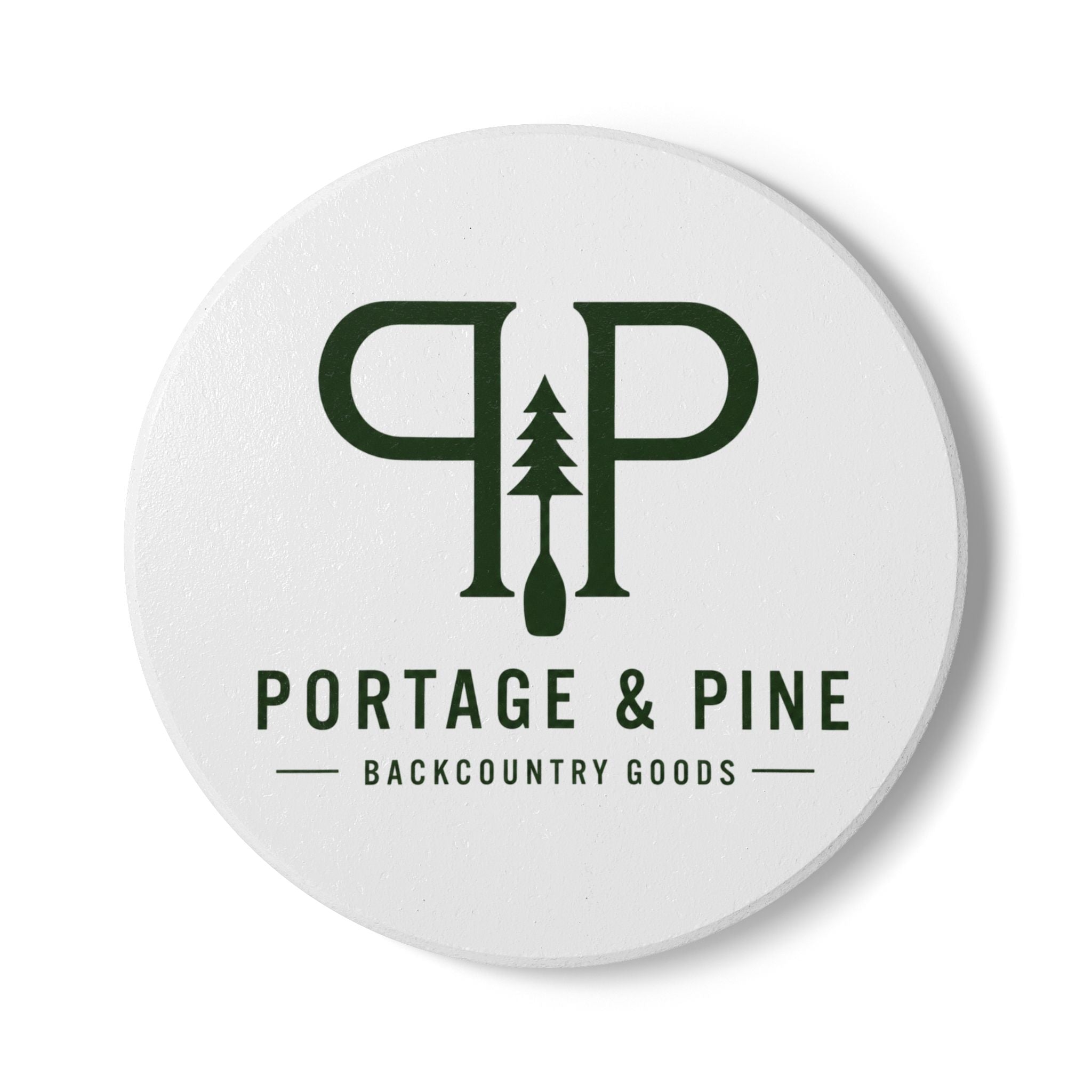 Portage & Pine Monogram Coaster