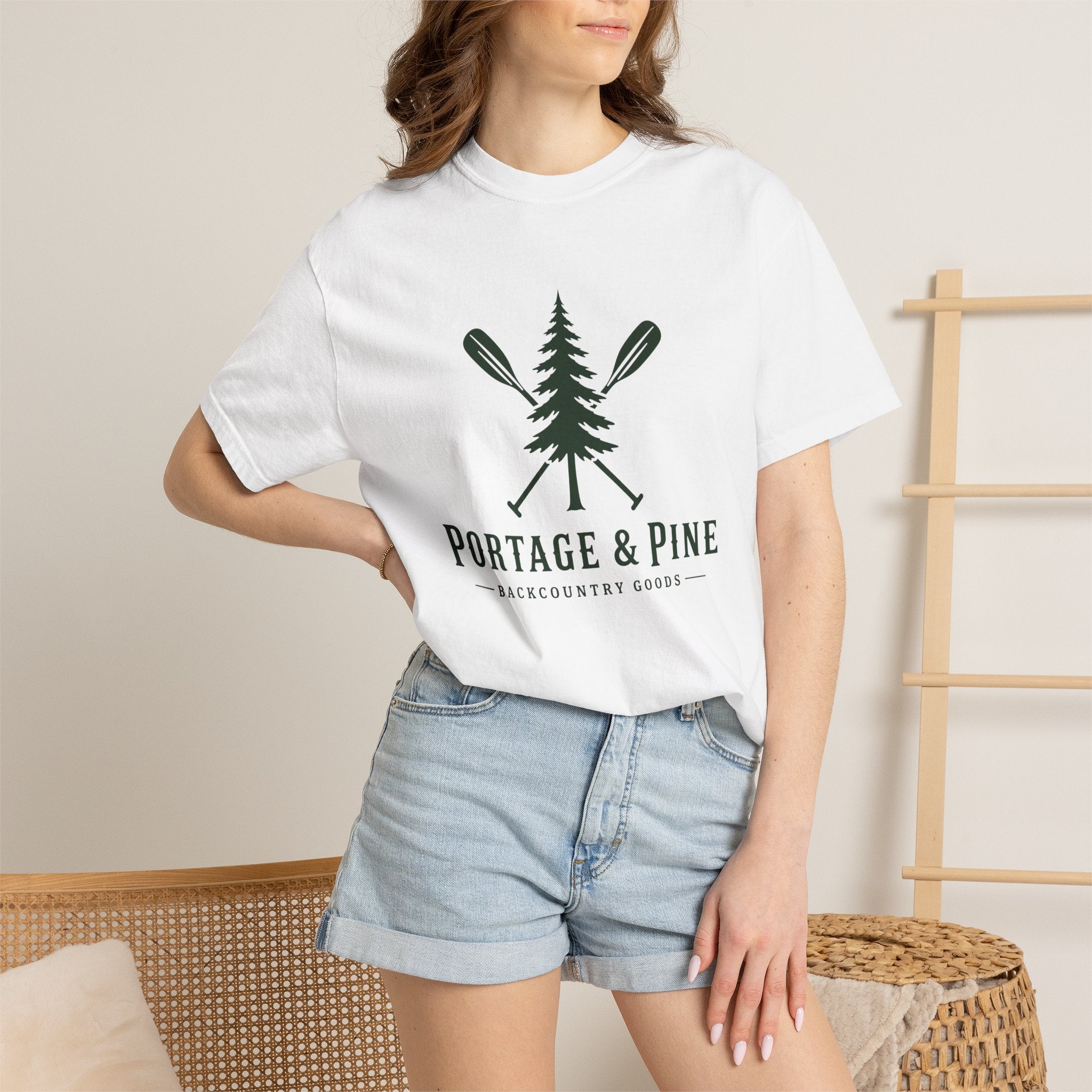 Portage & Pine Paddle Logo Tee