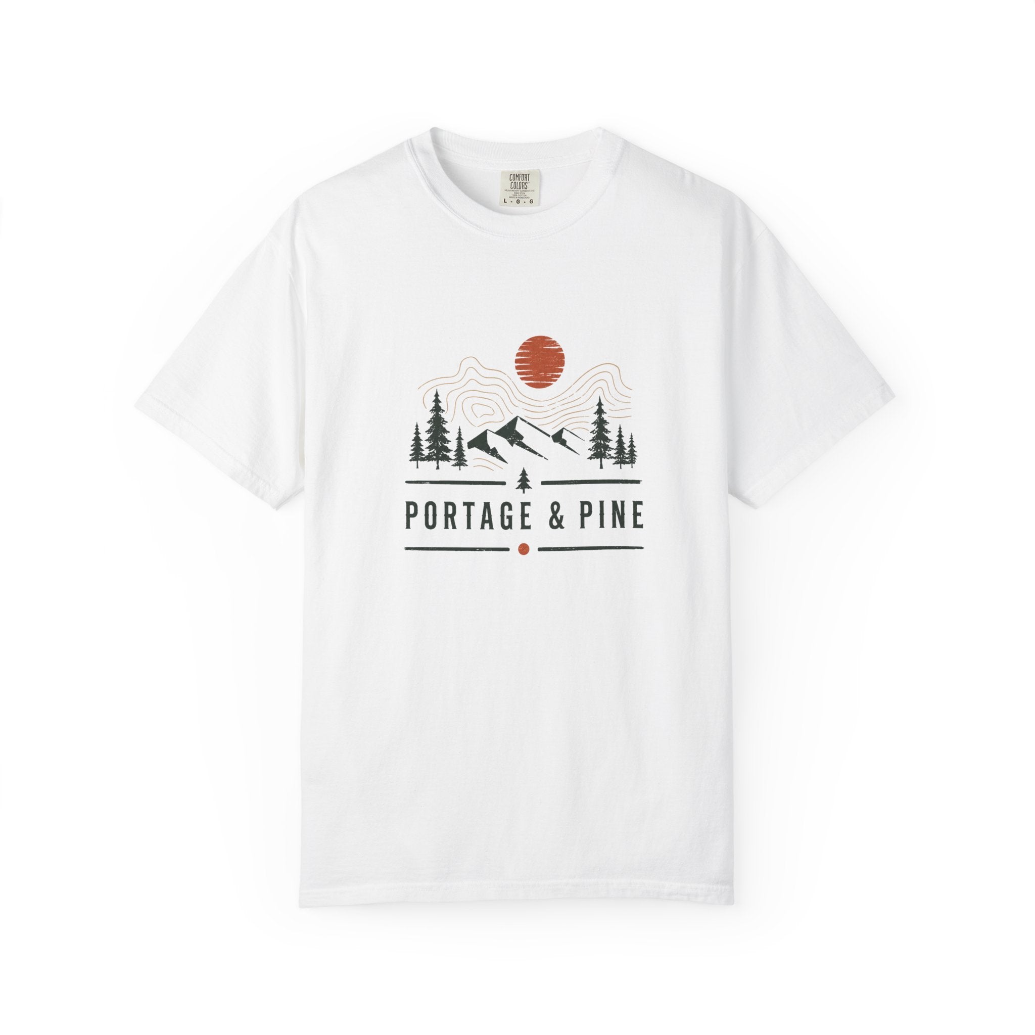 Portage & Pine Retro Topo Ridge Tee