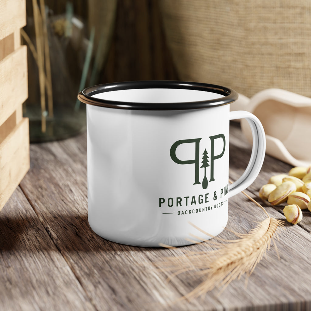 Portage & Pine Monogram Enamel Mug
