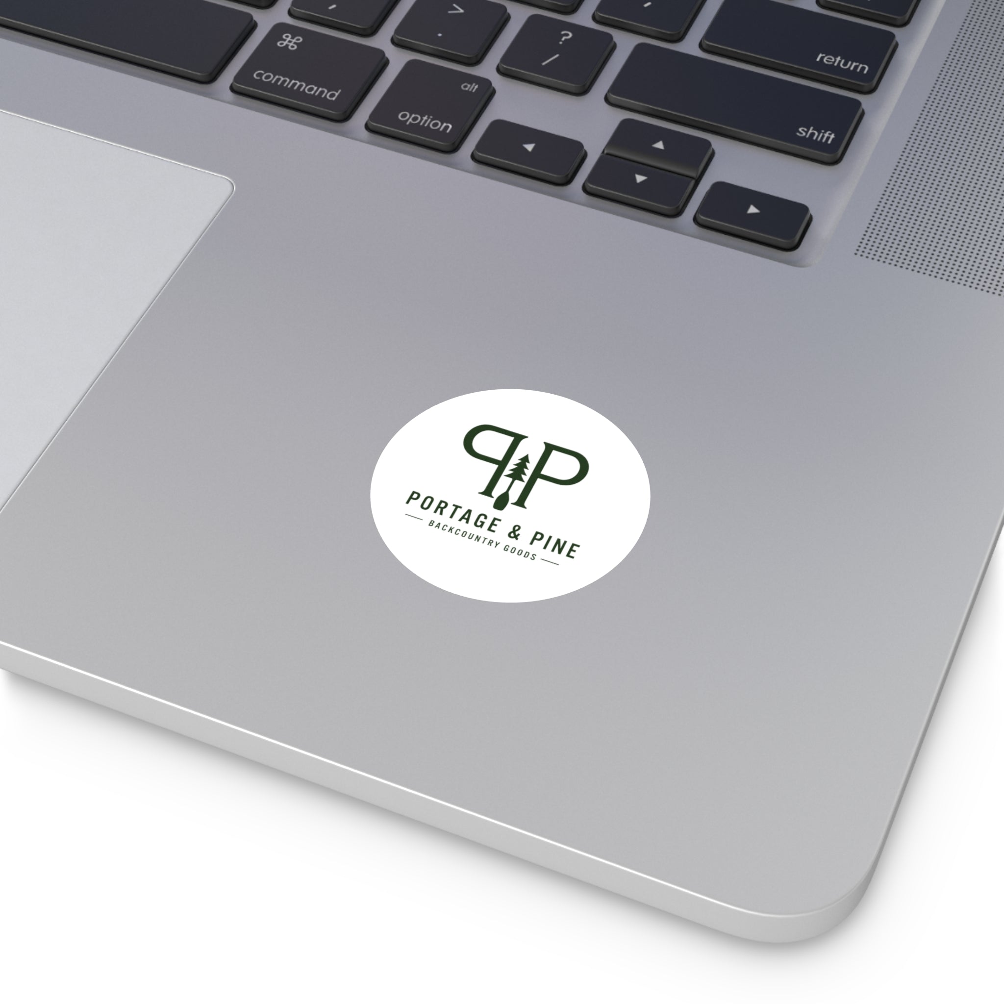 Portage & Pine Round Sticker