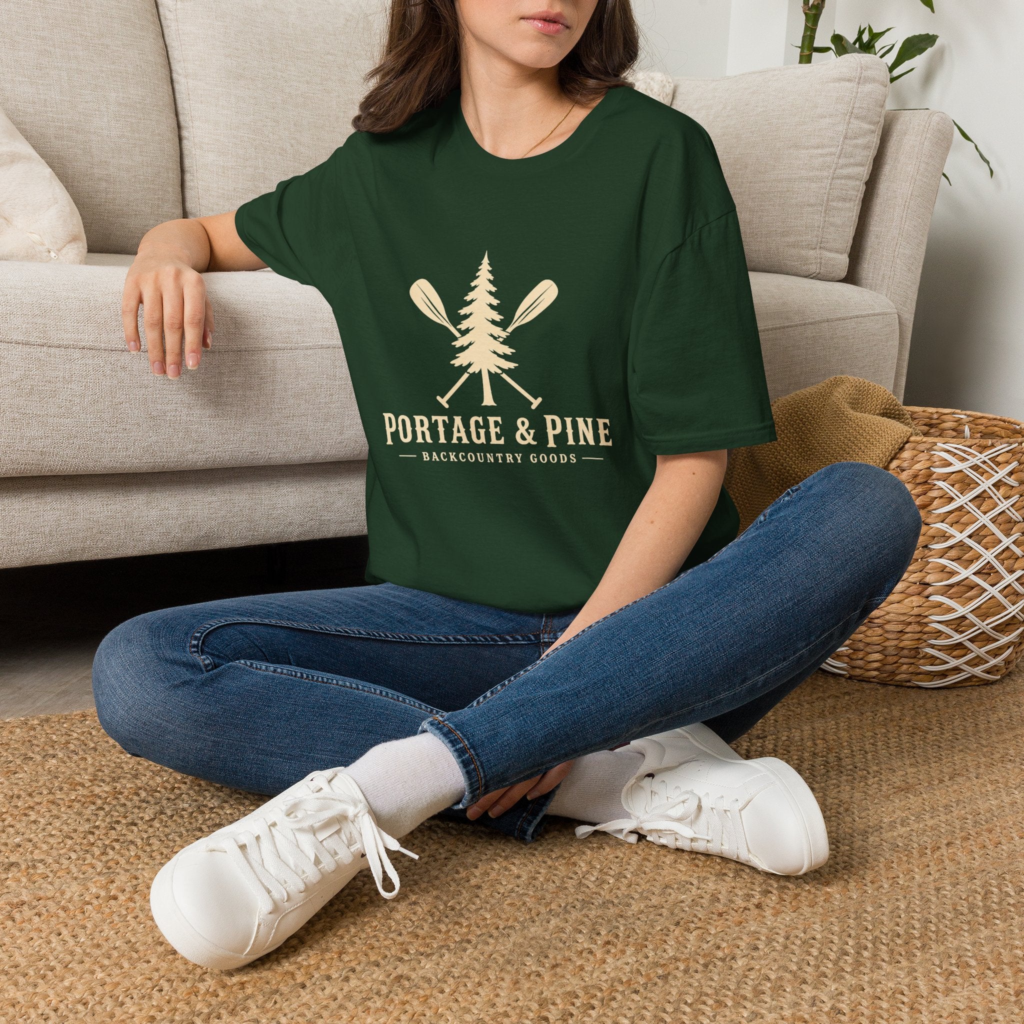 Portage & Pine Paddle Logo Tee