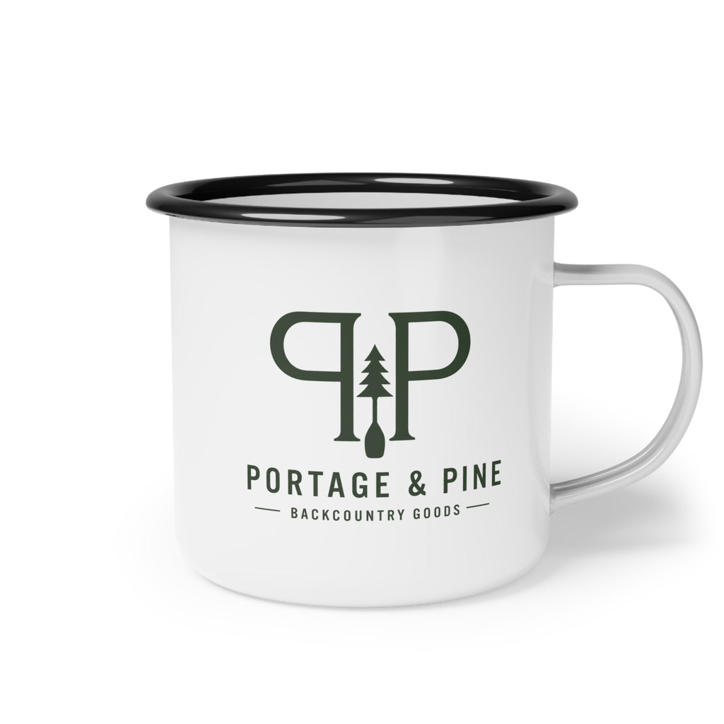 Portage & Pine Monogram Enamel Mug