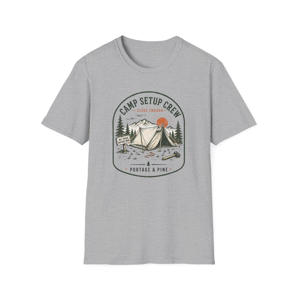 Close Enough Camp Setup Tee