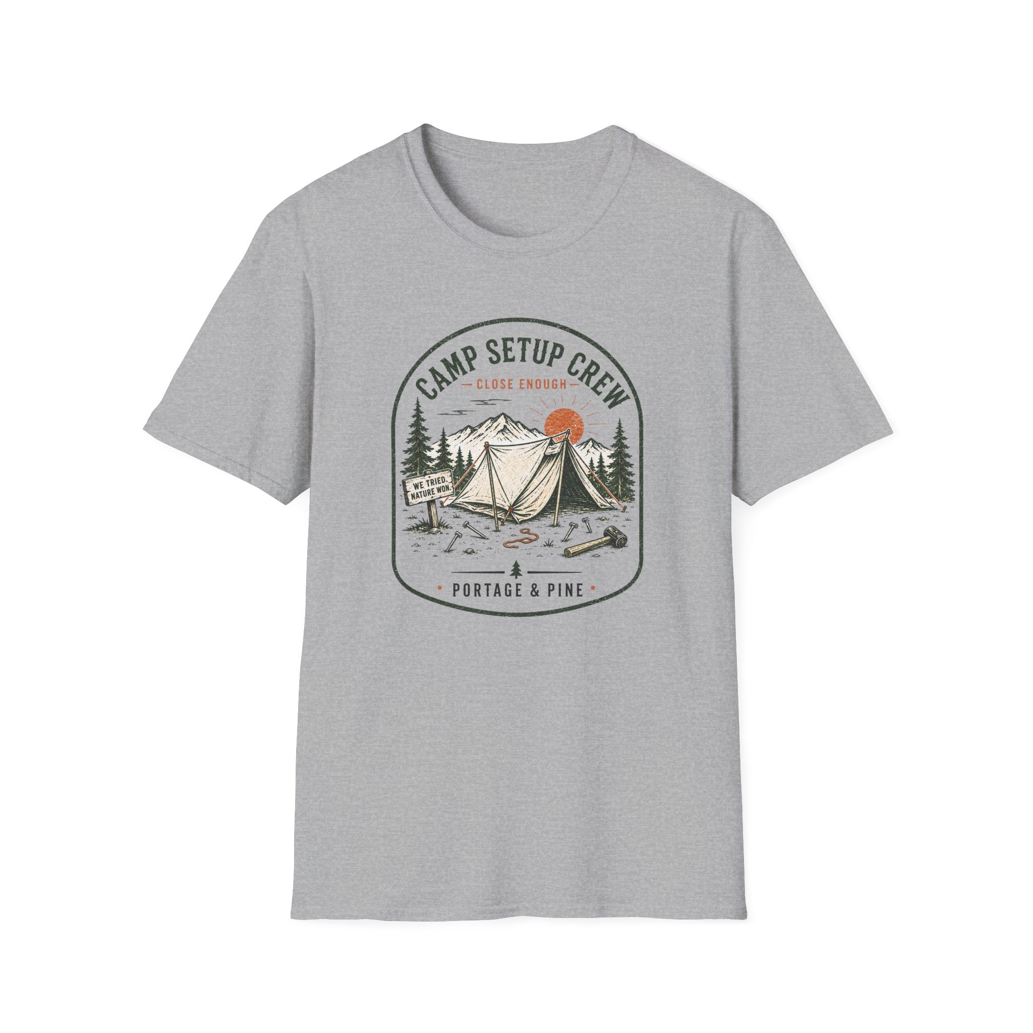Close Enough Camp Setup Tee