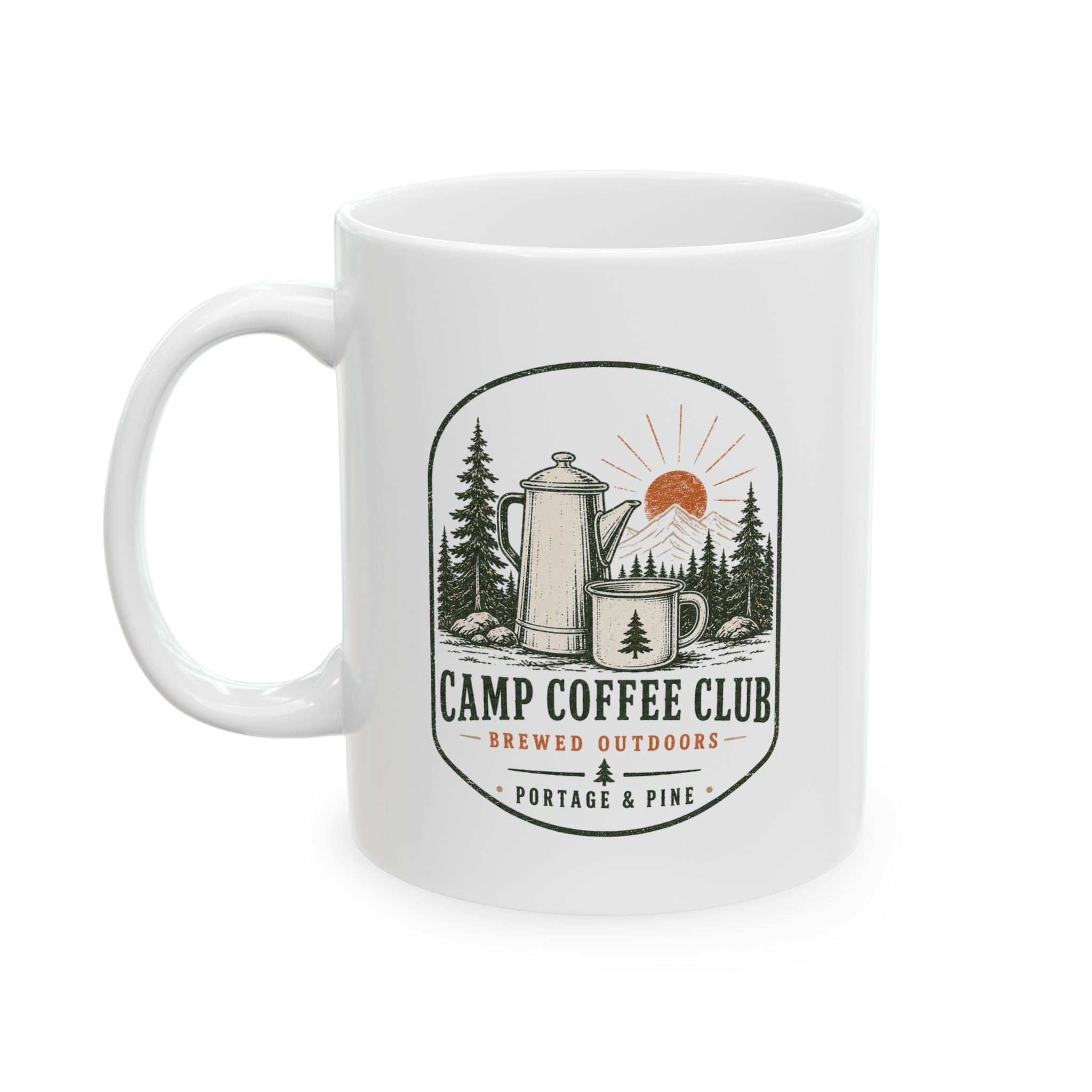 Camp Coffee Club Ceramic Mug