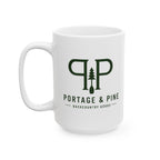 Portage & Pine Monogram Ceramic Mug