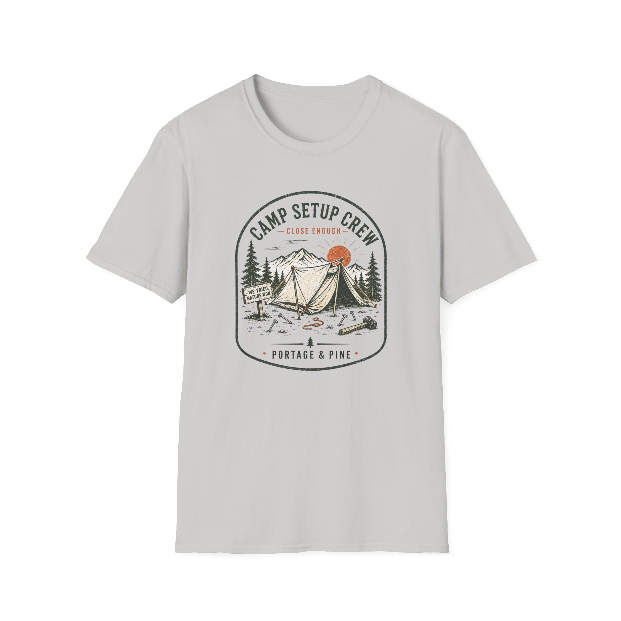 Close Enough Camp Setup Tee