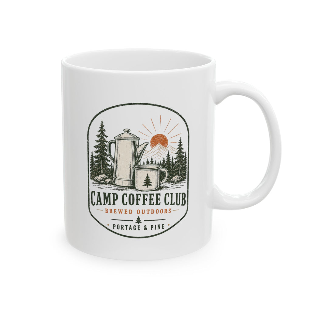 Camp Coffee Club Ceramic Mug