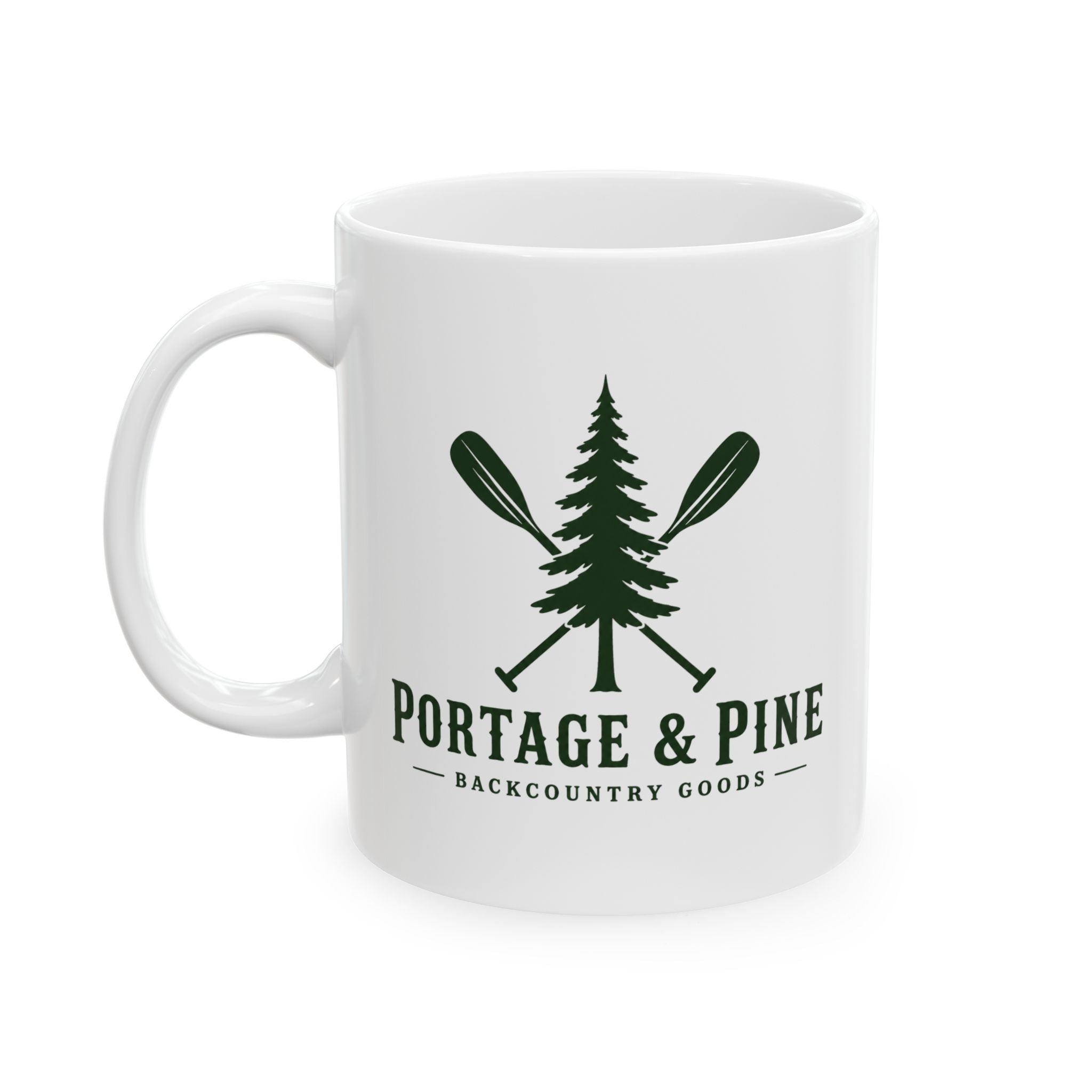 Portage & Pine Paddle Logo Ceramic Mug