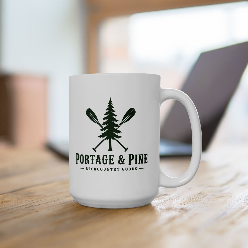 Portage & Pine Paddle Logo Ceramic Mug
