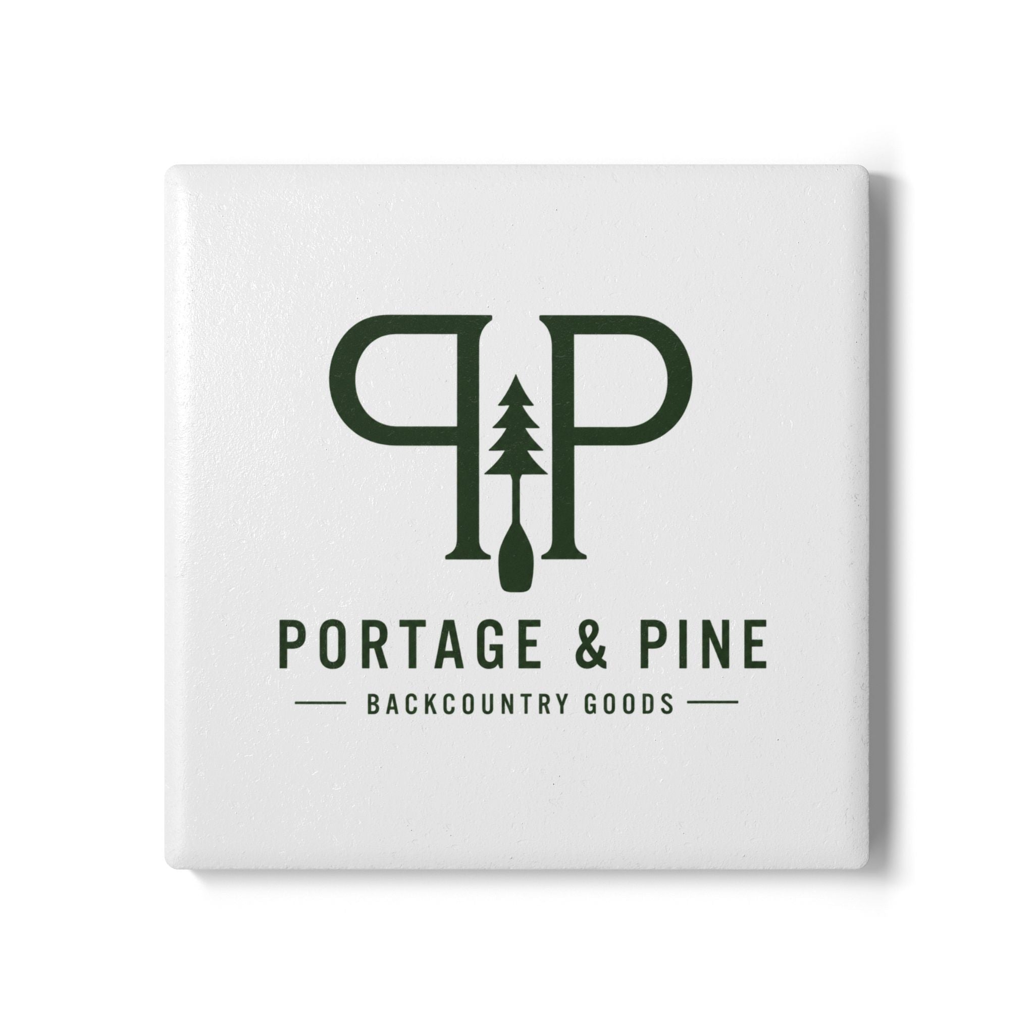 Portage & Pine Monogram Coaster