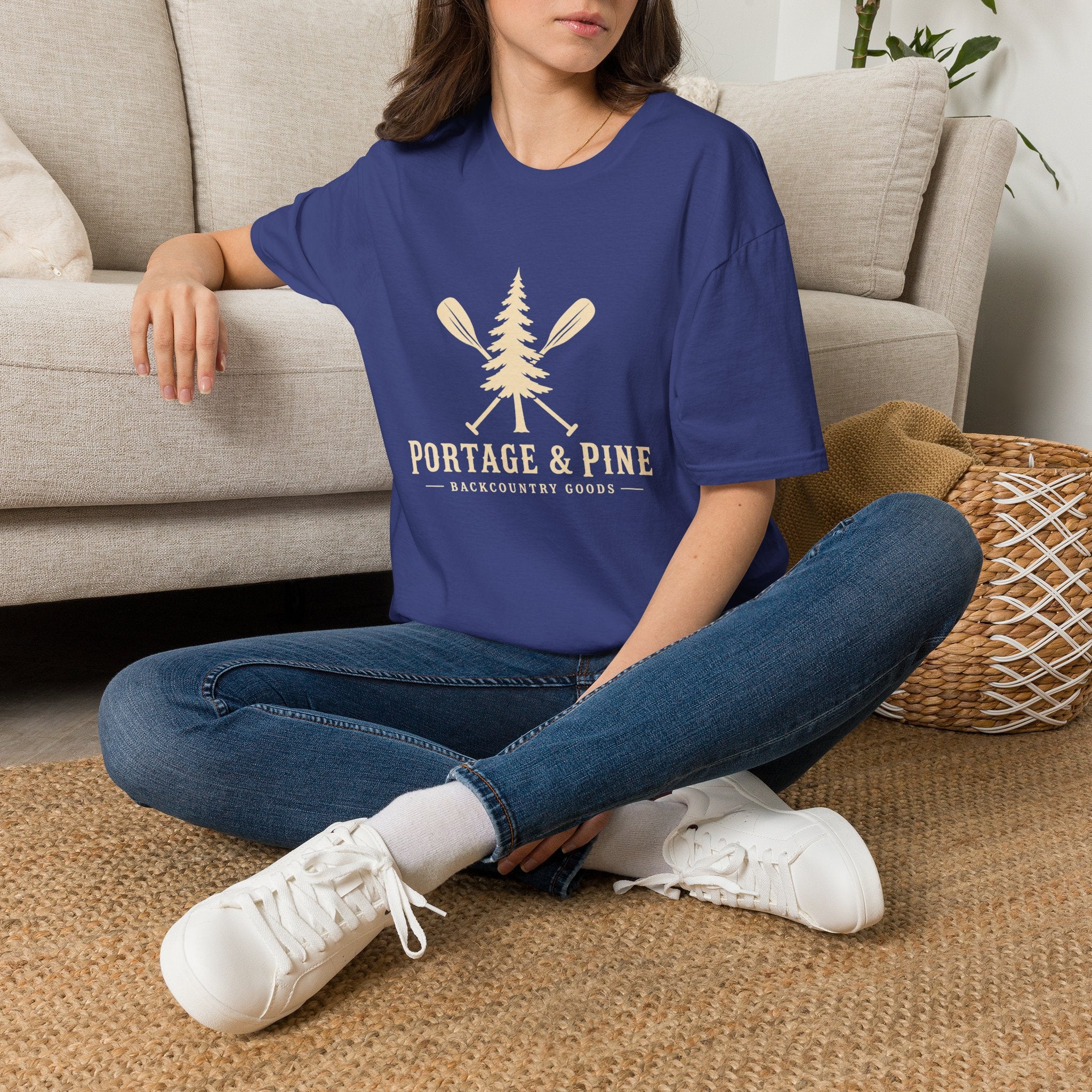 Portage & Pine Paddle Logo Tee