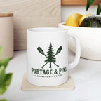 Portage & Pine Paddle Logo Ceramic Mug