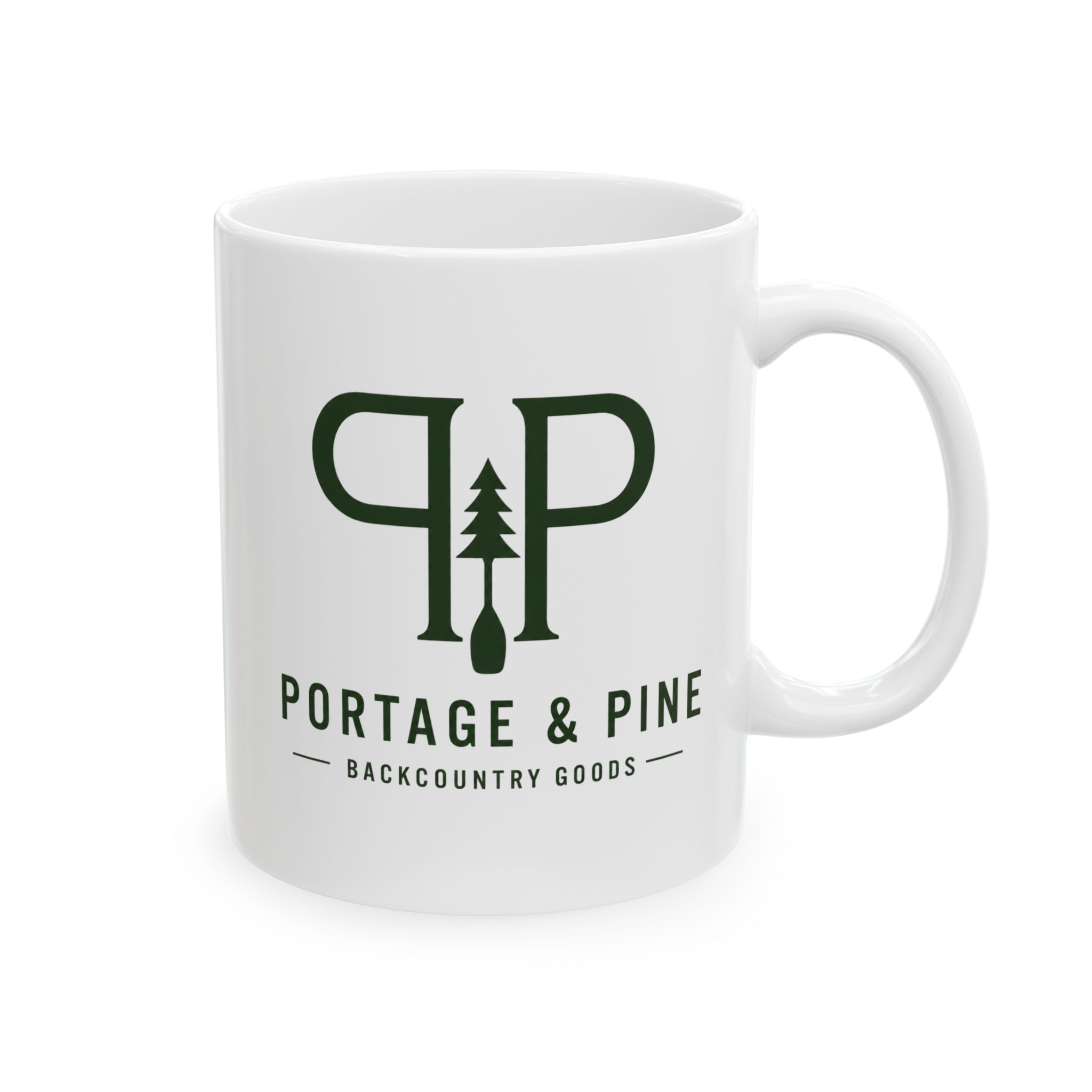 Portage & Pine Monogram Ceramic Mug