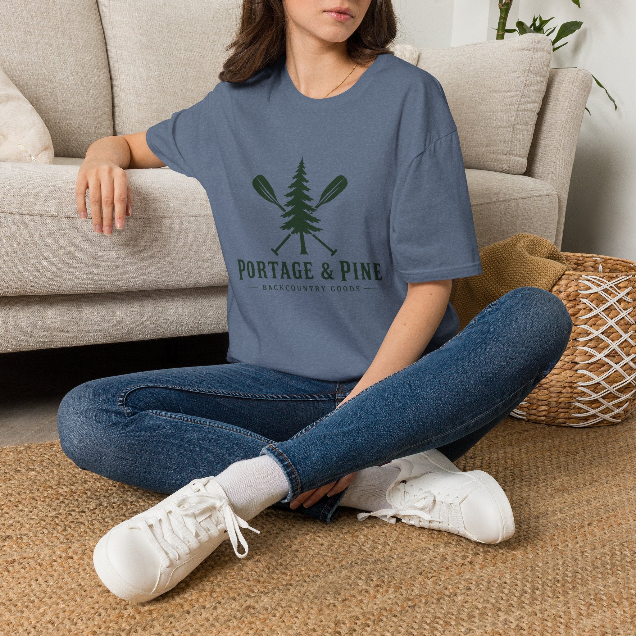 Portage & Pine Paddle Logo Tee