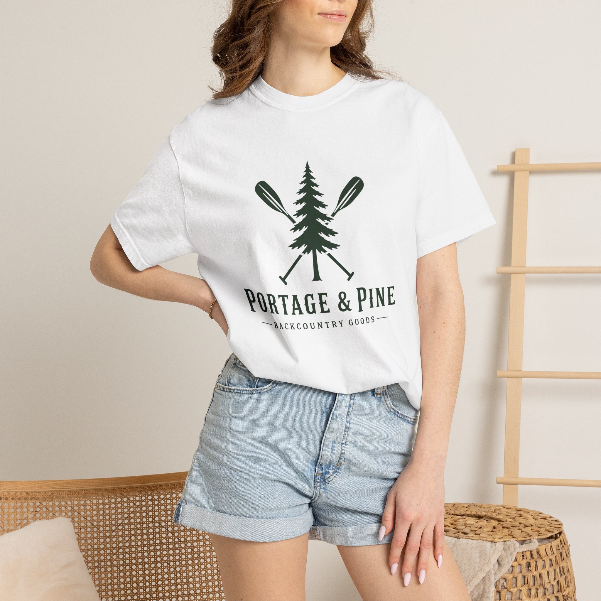 Portage & Pine Paddle Logo Tee