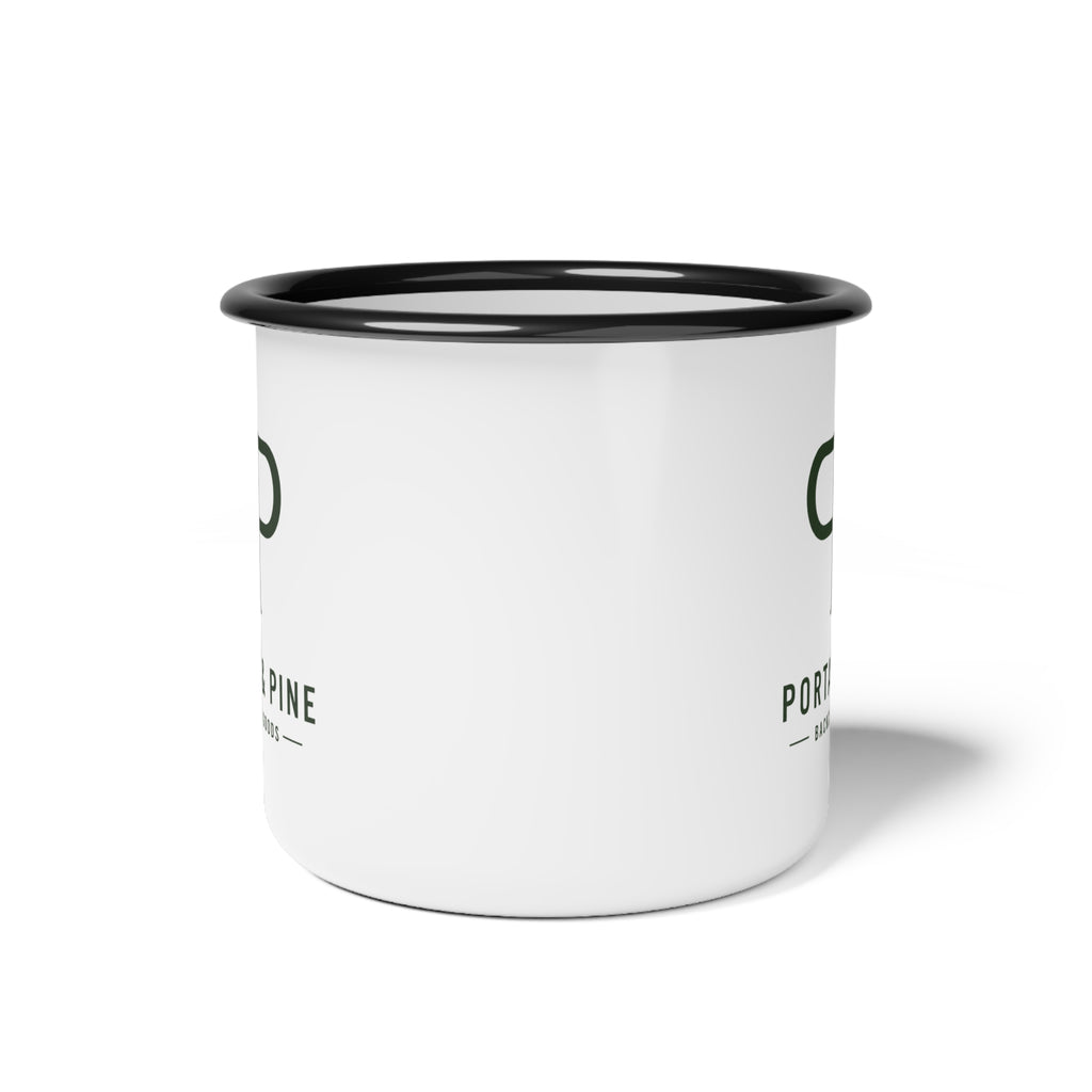 Portage & Pine Monogram Enamel Mug