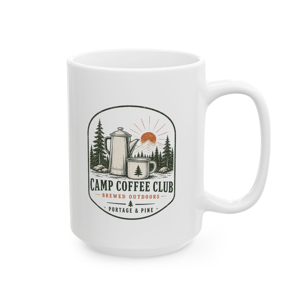 Camp Coffee Club Ceramic Mug