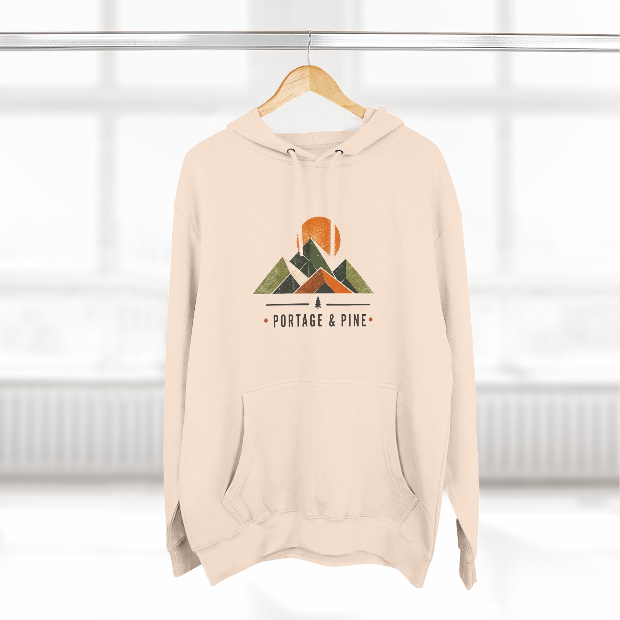 Abstract Peaks Hoodie