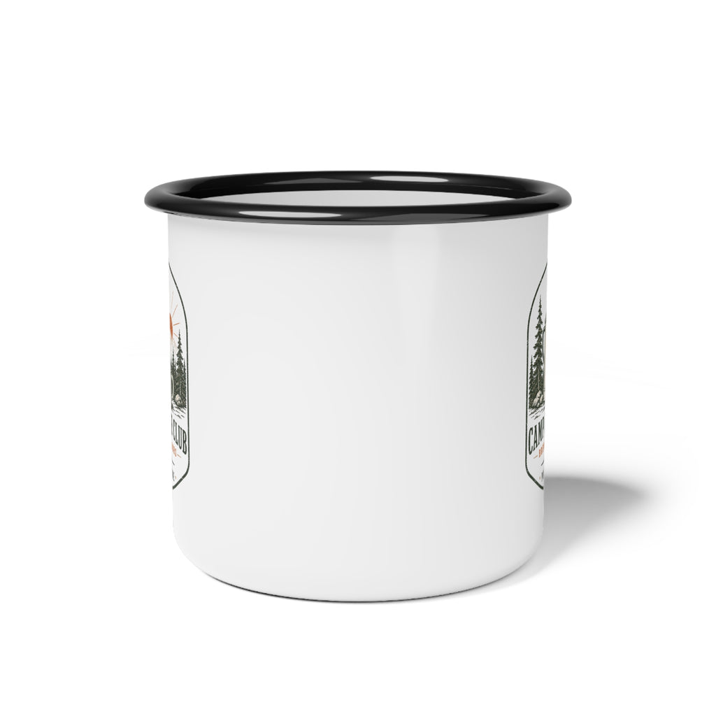 Camp Coffee Club Enamel Mug