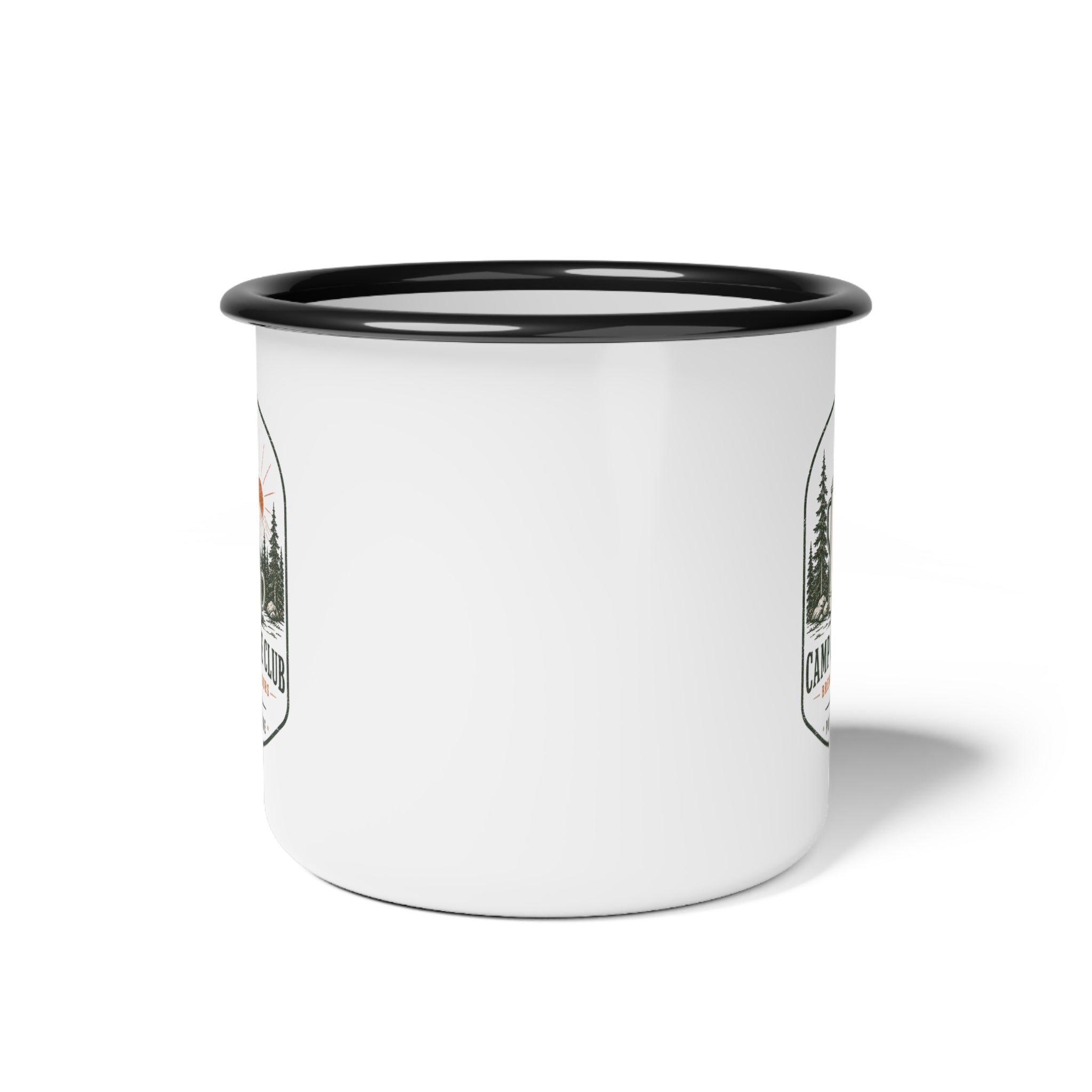 Camp Coffee Club Enamel Mug